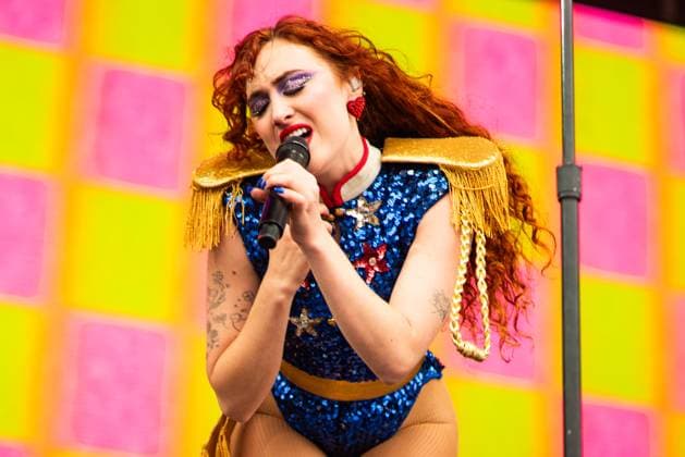 August 11, 2024, San Francisco, Ca, USA: Chappell Roan performs at the Outside Lands 2024 Music and Arts Festival held in Golden Gate Park on August 11, 2024 in San Francisco, California. San Francisco USA - ZUMAs181 20240811_zea_s181_190 Copyright: xAnniexLesserx