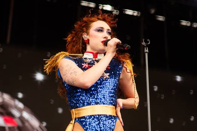 August 11, 2024, San Francisco, Ca, USA: Chappell Roan performs at the Outside Lands 2024 Music and Arts Festival held in Golden Gate Park on August 11, 2024 in San Francisco, California. San Francisco USA - ZUMAs181 20240811_zea_s181_196 Copyright: xAnniexLesserx