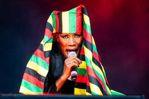 August 10, 2024, San Francisco, Ca, USA: Grace Jones performs at the Outside Lands 2024 Music and Arts Festival held in Golden Gate Park on August 10, 2024 in San Francisco, California. San Francisco USA - ZUMAs181 20240810_zea_s181_205 Copyright: xAnniexLesserx