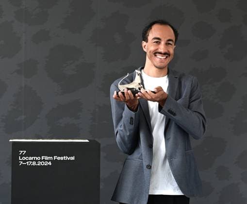 Locarno: Locarno,Switzerland Locarno Film Festival 2024 Award Ceremony photocall Locarno Film Festival 2024 KoutoÂ¨ wa film by Maxime Jean Baptiste director Pardo Argento Award In the photo:Maxime Jean Baptiste director Pardo Argento Award Locarno  - ZUMAp169 20240817_zea_p169_133 Copyright: xNickxZonnax