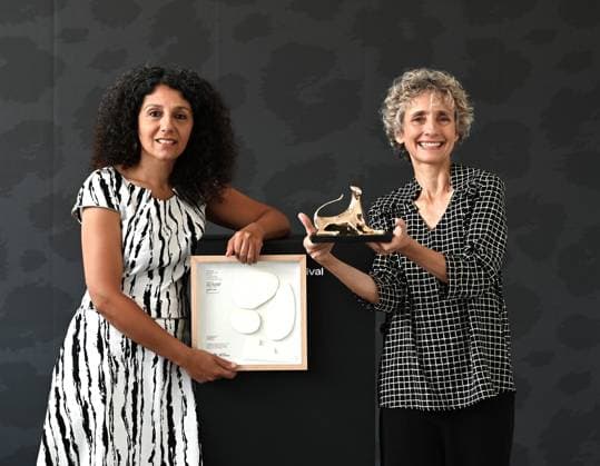 Locarno: Locarno,Switzerland Locarno Film Festival 2024 Award Ceremony photocall Locarno Film Festival 2024 Green Line film by Sylvie Ballyot director Pardo Oro Award In the photo:Sylvie Ballyot director Pardo Oro Award Locarno  - ZUMAp169 20240817_zea_p169_101 Copyright: xNickxZonnax