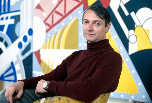 American pop artist Roy Lichtenstein, half-length portrait, Bernard Gotfryd, 1969  Copyright: xCircaxImagesx ghi-circa12775