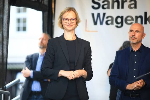 Sahra kommt! BSW Thüringer Wahlkampf Auftakt Eisenach, 19.08..2024 Katja Wolf beim Thüringer BSW Wahlkapfauftakt in Eisenach Foto: Matthias Gränzdörfer Thüringen Germany *** Sahra arrives BSW Thuringian election campaign kick-off Eisenach, 19 08 2024 Katja Wolf at the Thuringian BSW election campaign kick-off in Eisenach Photo Matthias Gränzdörfer Thuringia Germany Copyright: xMatthiasxGränzdörferx