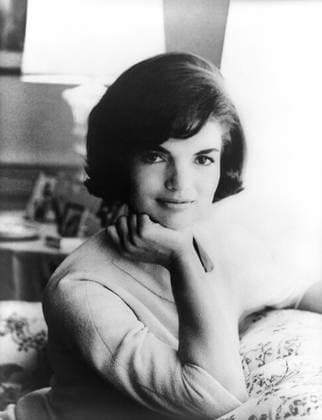June 10, 1961, Washington, District Of Columbia, USA: U.S. First Lady Jacqueline Kennedy, first official White House portrait, half-length seated portrait, Washington, D.C., USA, Mark Shaw, 1961 Washington USA  - ZUMAg145 19610610_aza_g145_001 Copyright: xJTxVintagex