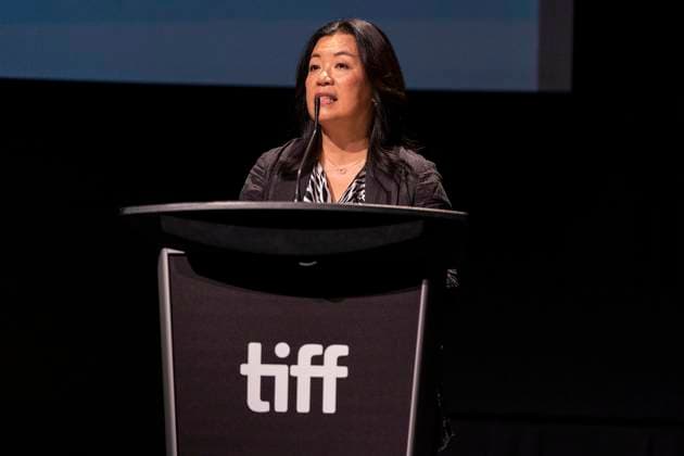 August 22, 2024, Toronto, On, Canada: TIFF Vice-President, People and Culture, Judy Lung, speaks at the 2024 TIFF press conference and festival kickoff in Toronto, Thursday, Aug. 22, 2024. Toronto Canada - ZUMAc35_ 20240822_zaf_c35_106 Copyright: xPaigexTaylorxWhitex