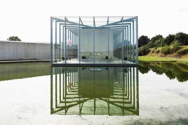 Kunstmuseum und Stiftung Langen Foundation, Architekt Tadao Ando, bei Neuss, Nordrhein-Westfalen, Deutschland, Europa Art Museum and Langen Foundation, architect Tadao Ando, near Neuss, North Rhine-Westphalia, Germany, Europe Copyright: imageBROKER DanielxSchoenen ibxdjs11142569.jpg