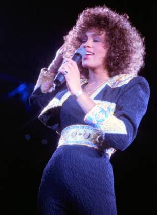 Whitney Houston in Copenhagen - 1993 Copyright: x FAMOUSx 41070254