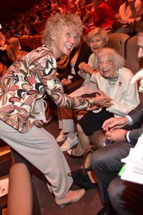 Presentation of the Ernst Lubitsch Prize 2024 Yudit Setz, Friede Springer, Margot Friedlaender Arrival, for the presentation of the Ernst Lubitsch Prize 2024 during a matinee at the Berlin ZOO PALAST in Berlin, on 25 08 2024 Photopress Mueller