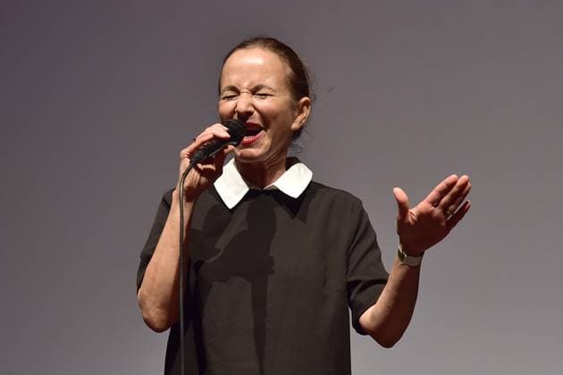 Presentation of the Ernst Lubitsch Prize 2024 Sharon Brtauner sings a song Arrival, at the presentation of the Ernst Lubitsch Prize 2024 during a matinee at the Berlin ZOO PALAST in Berlin, on 25 08 2024 Photopress Mueller