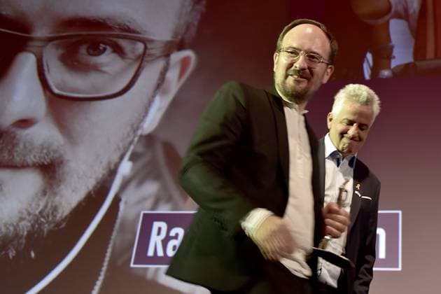 Presentation of the Ernst Lubitsch Prize 2024 Shimon Sabag, CEO, Radek Wegrzyn, Special Prize Winner, Director Arrival, at the presentation of the Ernst Lubitsch Prize 2024 at a matinee in Berlins ZOO PALAST on 25 August 2024 Photopress Mueller