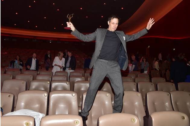 Presentation of the Ernst Lubitsch Award 2024 Marc Hosemann, award winner for Sofia, Death and I Arrival, at the presentation of the Ernst Lubitsch Award 2024 during a matinee at the Berlin ZOO PALAST in Berlin, on 25 08 2024 Photopress Mueller
