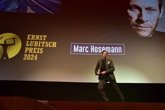 Presentation of the Ernst Lubitsch Award 2024 The Ernst Lubitsch Award goes to Marc Hosemann for his acting performance in Sophia, Death and I Presentation of the Ernst Lubitsch Award 2024 during a matinee at the Berlin ZOO PALAST in Berlin, on 25 08 2024 Photopress Mueller