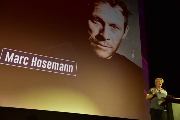 Presentation of the Ernst Lubitsch Prize 2024 Detlef Buck , laudator for Marc Hosemanns arrival, at the presentation of the Ernst Lubitsch Prize 2024 during a matinee at the Berlin ZOO PALAST in Berlin, on 25 08 2024 Photopress Mueller