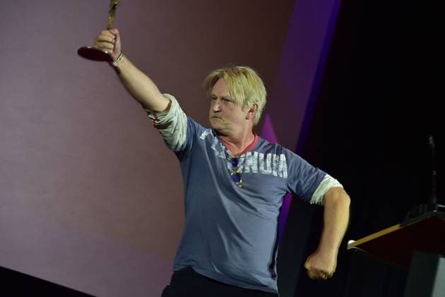 Presentation of the Ernst Lubitsch Prize 2024 Detlef Buck , laudator for Marc Hosemanns arrival, at the presentation of the Ernst Lubitsch Prize 2024 during a matinee at the Berlin ZOO PALAST in Berlin, on 25 08 2024 Photopress Mueller