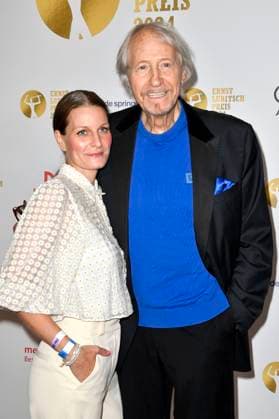 Reiner Schöne with his wife Anja at the 66 award ceremony of the Ernst Lubitsch Prize 2024 at the Zoo Palast Berlin, 25 08 2024 Foto:xN.xKubelkax xFuturexImagex lubitsch_preis2024_9625