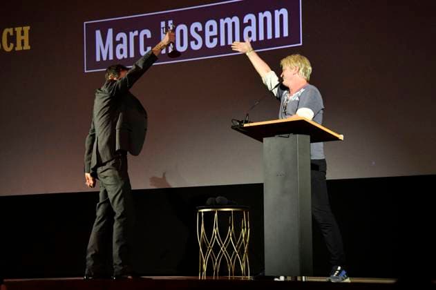 Marc Hosemann and Detlev Buck at the 66 award ceremony of the Ernst Lubitsch Prize 2024 at the Zoo Palast Berlin, 25 08 2024 Foto:xN.xKubelkax xFuturexImagex lubitsch_preis2024_0215