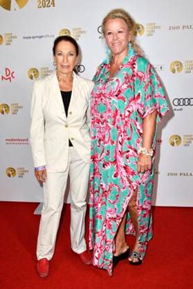 Daniela Ziegler and Iris Werlin at the 66 award ceremony of the Ernst Lubitsch Prize 2024 at the Zoo Palast Berlin, 25 08 2024 Foto:xN.xKubelkax xFuturexImagex lubitsch_preis2024_9684