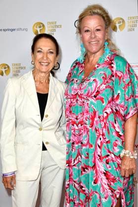 Daniela Ziegler and Iris Werlin at the 66 award ceremony of the Ernst Lubitsch Prize 2024 at the Zoo Palast Berlin, 25 08 2024 Foto:xN.xKubelkax xFuturexImagex lubitsch_preis2024_9691