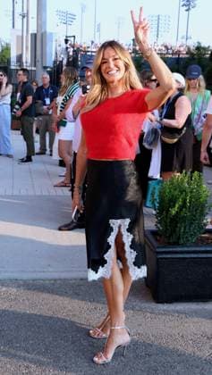US Open - Celebs on the red carpet - Day 1 Kelly Bensimon attends the opening night of the 2024 US Open in New York, NY on August 26, 2024. Photo by Charles Guerin ABACAPRESS.COM New York NY USA  Copyright: xGuerinxCharles ABACAx