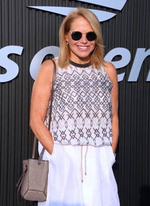 US Open - Celebs on the red carpet - Day 1 Katie Couric attends the opening night of the 2024 US Open in New York, NY on August 26, 2024. Photo by Charles Guerin ABACAPRESS.COM New York NY USA  Copyright: xGuerinxCharles ABACAx