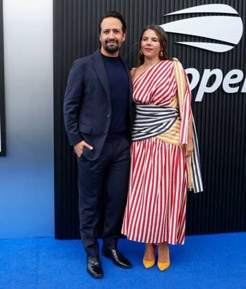 US Open - Celebs on the red carpet - Day 1 Lin-Manuel Miranda attends the opening night of the 2024 US Open in New York, NY on August 26, 2024. Photo by Charles Guerin ABACAPRESS.COM New York NY USA  Copyright: xGuerinxCharles ABACAx