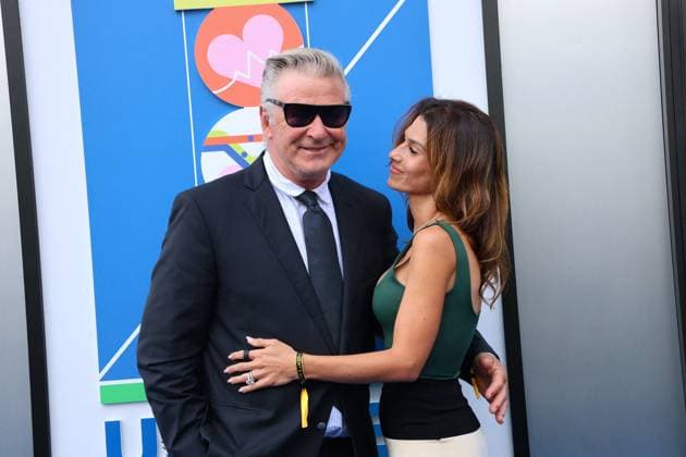 US Open - Celebs on the red carpet - Day 1 Alec Baldwin and Hilaria Baldwin attend the opening night of the 2024 US Open in New York, NY on August 26, 2024. Photo by Charles Guerin ABACAPRESS.COM New York NY USA  Copyright: xGuerinxCharles ABACAx