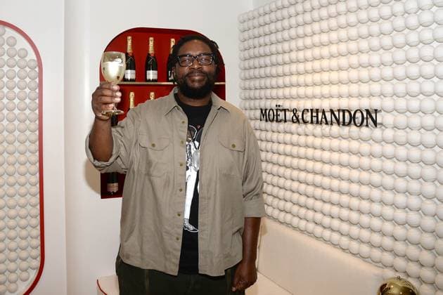Sam Clemmett and Questlove and his mother attends the US Open from the Moet & Chandon Clubhouse suite, enjoying a glass of Moet & Chandon - the Official Champagne of the US Open Featuring: Questlove Where: Queens, New York, United States When: 29 Aug 2024 Credit: Joey Andrew startraksphoto.com EDITORIAL USE ONLY. NOT FOR USE BY NEWSPAPERS BASED IN THE UK. Copyright: xJOEYxANDREWx instar54070972