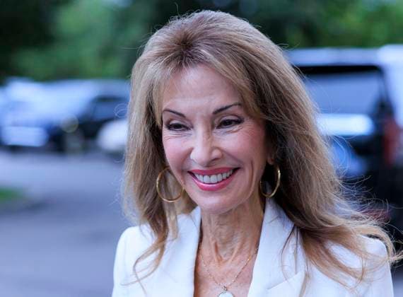 August 29, 2024, Flushing Meadows, New York, USA: Soap opera actress, Susan Lucci arrives to Day 4 of the 2024 US Open held at the USTA Billie Jean King National Tennis Center on Thursday August 29, 2024 in the Flushing neighborhood of the Queens borough of New York City. JAVIER ROJAS PI Flushing Meadows USA - ZUMAp124 20240829_zaa_p124_206 Copyright: xJavierxRojasx