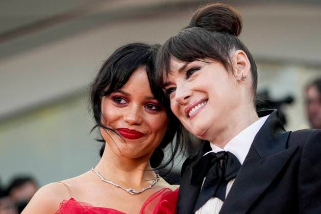 August 28, 2024, Venice, Italy: Jenna Ortega and Winona Ryder attend a red carpet for the movie ˜Beetlejuice Beetlejuice™ during the 81st Venice International Film Festival. Venice Italy - ZUMAs197 20240828_aab_s197_100 Copyright: xStefanoxCostantinox