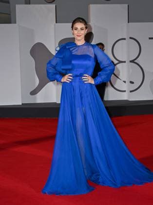 Venice, 81st Venice Film Festival 2024 - Sixth Evening. Red Carpet Filming Italy Award In the photo: Diana del bufalo  Copyright: xManuelexMangiarottix xipa-agencyx xPoolxPhotoxEventsx04x IPA_Agency_IPA49266554