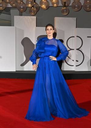 Venice: Venice, 81st Venice Film Festival 2024 - Sixth Evening. Red Carpet Filming Italy Award In the photo: Diana Del Bufalo Venice  - ZUMAp169 20240901_zea_p169_1404 Copyright: xManuelexMangiarottix