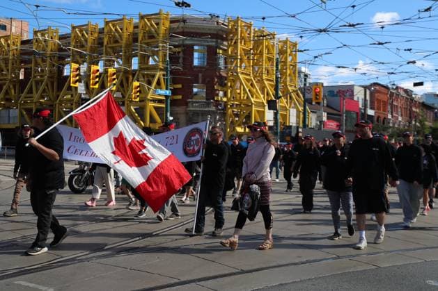 Kanada, Labour Day Parade in Kanada Labour Day Parade, Toronto Canada A large number of people participate in the Labour Day Parade in Downtown Toronto, Canada, on September 2, 2024. Toronto Canada  Copyright: xArrushxChoprax originalFilename: chopra-notitle240902_npEXR.jpg