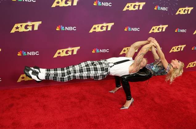 Entertainment Themen der Woche KW36 Entertainment Bilder des Tages America s Got Talent - LA Illya Strakhov and Anastasiia Strakhov, At America s Got Talent Season 19 Quarterfinals 4 Red Carpet at Hotel Dena in Pasadena, CA, USA on September 03 2024. Photo by Fati S ABACAPRESS.COM Los Angeles CA United States  Copyright: xFatixSadou ABACAPRESS.COMx