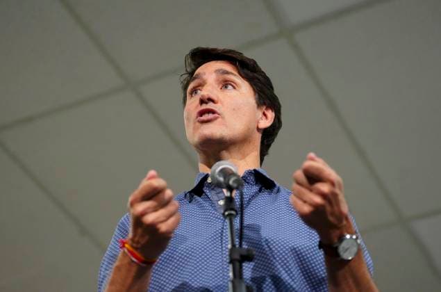 September 4, 2024, Rocky Harbour, Nf, Canada: Prime Minister Justin Trudeau answers media questions following an announcement in Rocky Harbour, Nfld., on Wednesday, Sept. 4, 2024. Rocky Harbour Canada  - ZUMAc35_ 20240904_zaf_c35_095 Copyright: xSeanxKilpatrickx