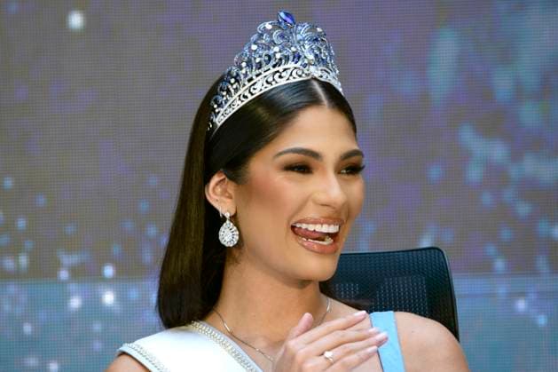September 4, 2024, Mexico City, Mexico City, Mexico: Miss Universe 2023, SHEYNNIS PALACIOS, during a press conference at the Postal Palace of the Historic Center of Mexico City, where they gave details of their 73rd Edition of Miss Universe 2024 that will take place on November 16 in Mexico City. Mexico City Mexico - ZUMAn296 20240904_zip_n296_002 Copyright: xJorgexNunezx