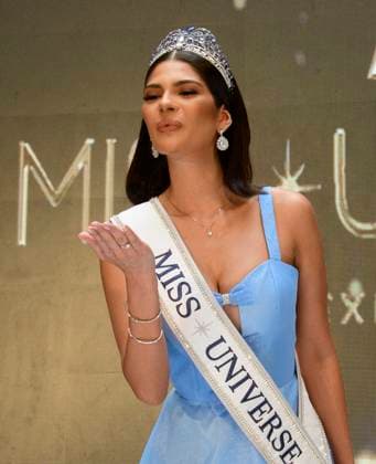 September 4, 2024, Mexico City, Mexico City, Mexico: Miss Universe 2023, SHEYNNIS PALACIOS, during a press conference at the Postal Palace of the Historic Center of Mexico City, where they gave details of their 73rd Edition of Miss Universe 2024 that will take place on November 16 in Mexico City. Mexico City Mexico - ZUMAn296 20240904_zip_n296_003 Copyright: xJorgexNunezx