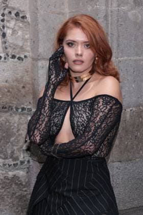 TV Horror Serie Reliquias Oscuras Photocall in Mexiko-Stadt September 4, 2024, Mexico City, Ciudad de Mexico, Mexico: Fernanda Alvarez attending the Pihotocall for the horror Tv series Ã¢â‚¬ËœReliquias OscurasÃ¢â‚¬â ¢ by Televisa Univision at Convento San Joaquin. on September 4, 2024 in Mexico City, Mexico. Mexico City Mexico - ZUMAe321 20240904_zea_e321_024 Copyright: xYamakxPerea xEyepixxGroupx
