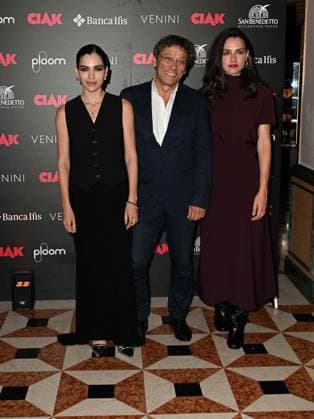 Venice, 81st Venice Film Festival 2024 -. Ciak Award. In the photo Selene Camarazza Director Flavio Natalia, Romana Maggiora Vergano  Copyright: xManuelexMangiarottix xipa-agencyx xPoolxPhotoxEventsx04x IPA_Agency_IPA49387167