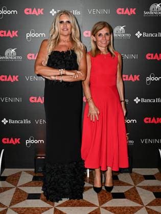 Venice, 81st Venice Film Festival 2024 -. Ciak Award. In the photo Tiziana Rocca and Patrizia Sandretto Re Baudengo  Copyright: xManuelexMangiarottix xipa-agencyx xPoolxPhotoxEventsx04x IPA_Agency_IPA49387548