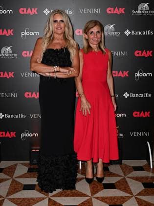 Venice, 81st Venice Film Festival 2024 -. Ciak Award. In the photo Tiziana Rocca and Patrizia Sandretto Re Baudengo  Copyright: xManuelexMangiarottix xipa-agencyx xPoolxPhotoxEventsx04x IPA_Agency_IPA49387596