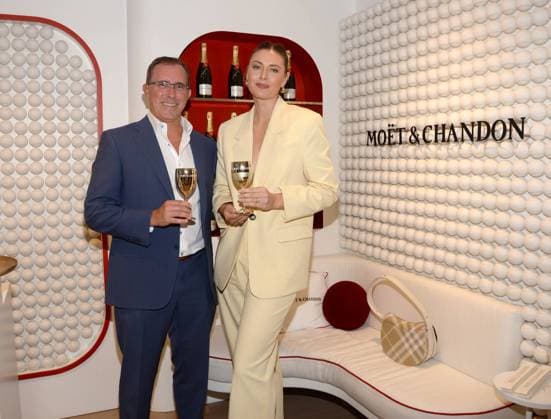 The Moet & Chandon Clubhouse suite at the US Open Featuring: Maria Sharapova Where: Queens, New York, United States When: 05 Sep 2024 Credit: Joey Andrew startraksphoto.com EDITORIAL USE ONLY. NOT FOR USE BY NEWSPAPERS BASED IN THE UK. Copyright: xJOEYxANDREWx instar54098177