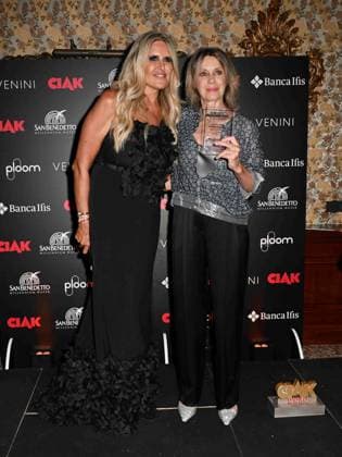 Venice, 81st Venice Film Festival 2024 -. Ciak Award. In the photo: Tiziana Rocca and Margherita Buy  Copyright: xManuelexMangiarottix xipa-agencyx xPoolxPhotoxEventsx04x IPA_Agency_IPA49388175