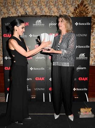 Venice, 81st Venice Film Festival 2024 -. Ciak Award. In the photo: Selena Caramazza and Margherita Buy  Copyright: xManuelexMangiarottix xipa-agencyx xPoolxPhotoxEventsx04x IPA_Agency_IPA49388186