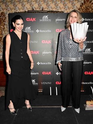 Venice, 81st Venice Film Festival 2024 -. Ciak Award. In the photo: Selena Caramazza and Margherita Buy  Copyright: xManuelexMangiarottix xipa-agencyx xPoolxPhotoxEventsx04x IPA_Agency_IPA49388187