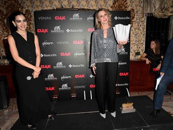 Venice, 81st Venice Film Festival 2024 -. Ciak Award. In the photo: Selena Caramazza and Margherita Buy  Copyright: xManuelexMangiarottix xipa-agencyx xPoolxPhotoxEventsx04x IPA_Agency_IPA49388190