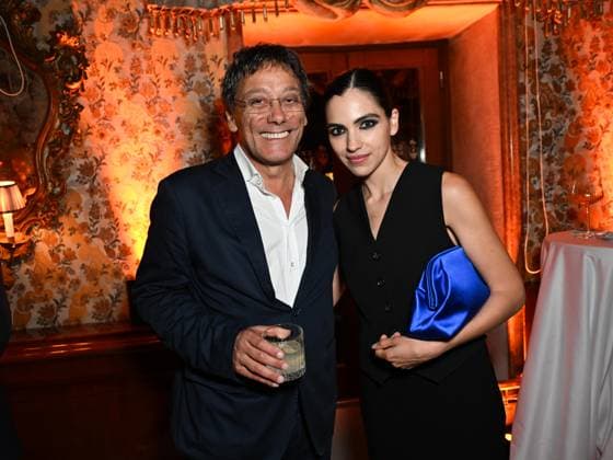 Venice, 81st Venice Film Festival 2024 -. Ciak Award. In the photo Director Flavio Natalia and Selene Camarazza  Copyright: xManuelexMangiarottix xipa-agencyx xPoolxPhotoxEventsx04x IPA_Agency_IPA49388217