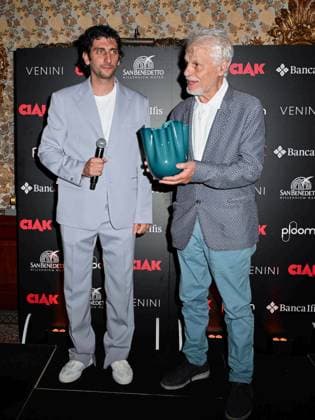 Venice, 81st Venice Film Festival 2024 -. Ciak Award. In the photo: Pietro Castellitto and Michele Placido  Copyright: xManuelexMangiarottix xipa-agencyx xPoolxPhotoxEventsx04x IPA_Agency_IPA49388283