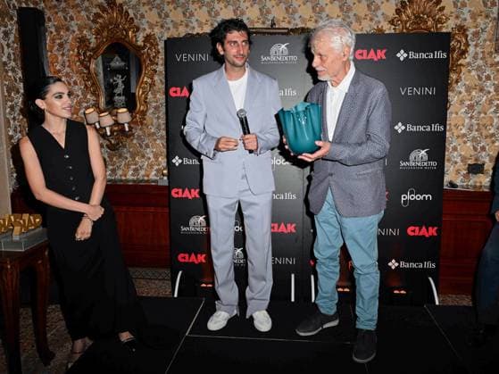 Venice, 81st Venice Film Festival 2024 -. Ciak Award. In the photo: Pietro Castellitto and Michele Placido  Copyright: xManuelexMangiarottix xipa-agencyx xPoolxPhotoxEventsx04x IPA_Agency_IPA49388291
