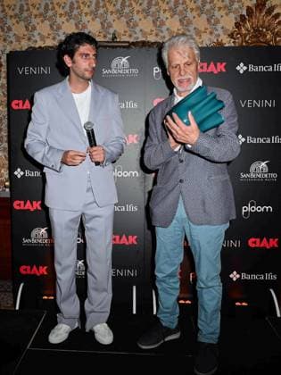 Venice, 81st Venice Film Festival 2024 -. Ciak Award. In the photo: Pietro Castellitto and Michele Placido  Copyright: xManuelexMangiarottix xipa-agencyx xPoolxPhotoxEventsx04x IPA_Agency_IPA49388296