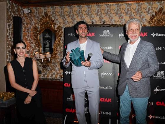 Venice, 81st Venice Film Festival 2024 -. Ciak Award. In the photo: Pietro Castellitto and Michele Placido  Copyright: xManuelexMangiarottix xipa-agencyx xPoolxPhotoxEventsx04x IPA_Agency_IPA49388302